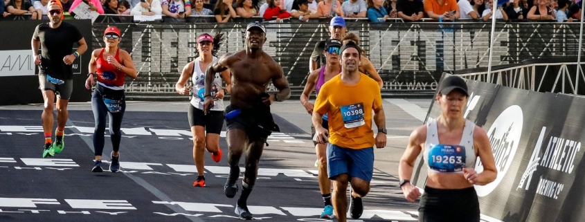 runners participate in the life time miami marathon and news photo 1675650602