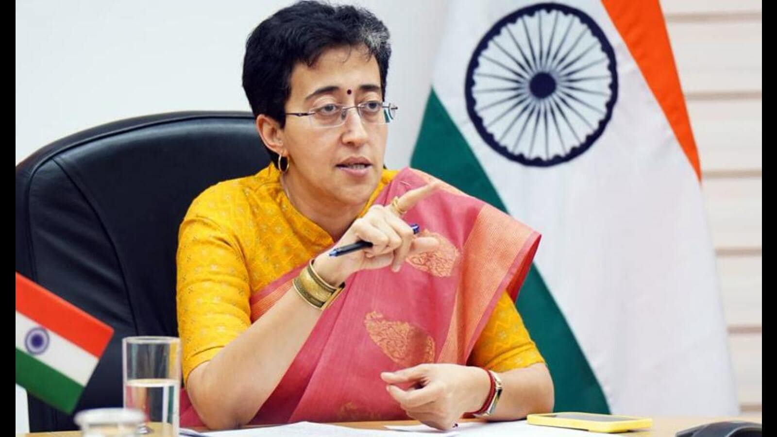 Delhi vigilance minister Atishi ANI  1699986344484