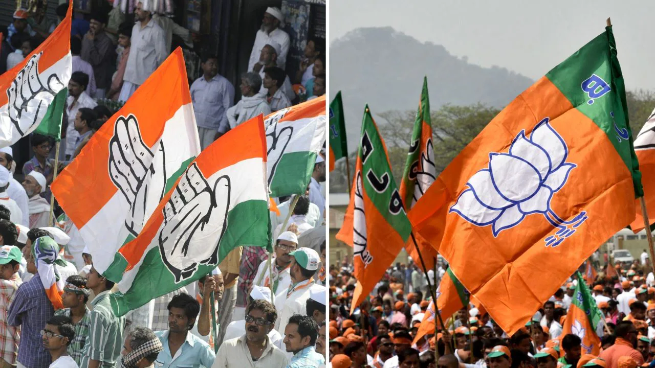 Maharashtra Campaigning for Kasba Chinchwad bypoll ends BJP Congress Flag Source Shutterstock