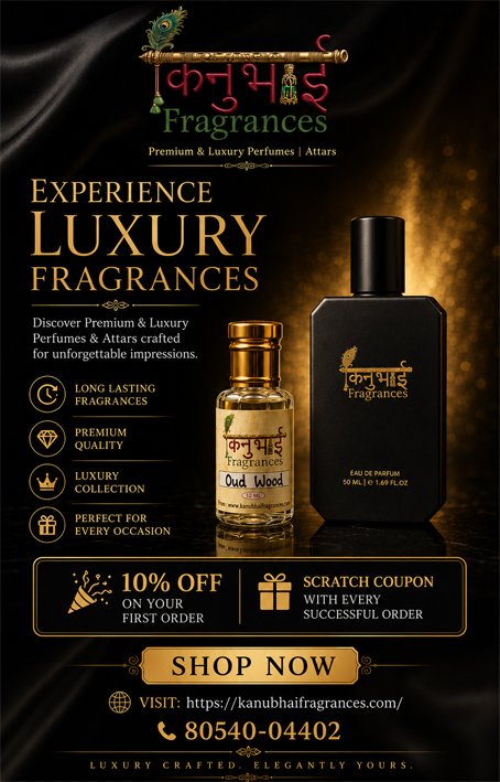 Kanu Bhai Perfume QTR Page Ad