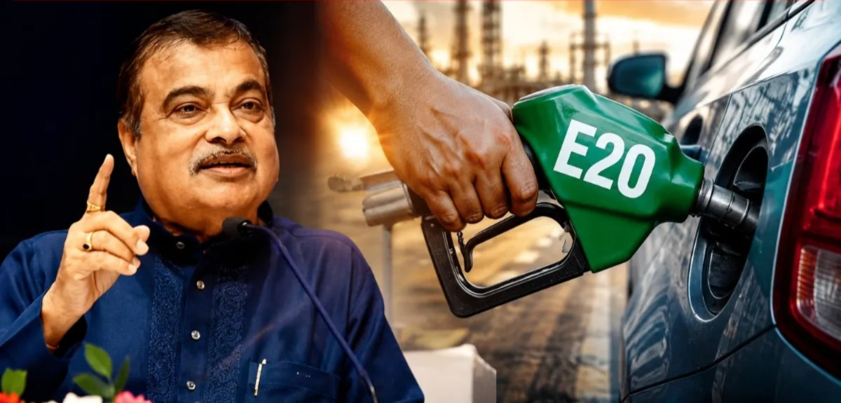 nitin gadkari e20 petrol
